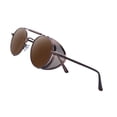 thumbnail image 4 of Round Steampunk Sunglasses Metal Frame Side Gothic Glasses for Women Dark, 4 of 7