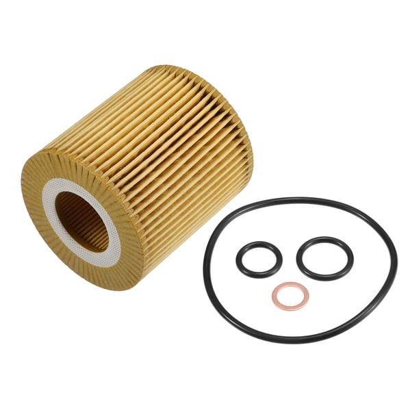1 Juego de Filtro de Aceite del Motor para BMW X3 2004-2010 para BMW X1 2013-2015 con Junta No.11427508969 Amarillo