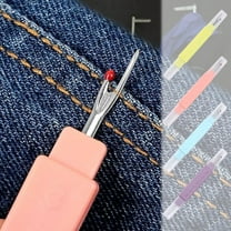 WZXPWT 2-in-1 Needle Threader and Seam Ripper, Sewing Craft Tool for Easy Threading and Quick Seam Removal, Durable Sewing Aid