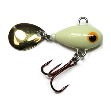 Lunkerhunt Magic Bean Spinnerbait Glow in the Dark 0.75 in 1/4 oz
