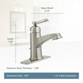 thumbnail image 4 of Moen 6200SRN Boardwalk Spot Resist Brushed Nickel one-Handle Bathroom Faucet, 4 of 4