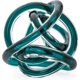 thumbnail image 2 of Glass Dcor Ball, 4.5-inch Diameter, Teal, 2 of 3