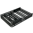 thumbnail image 3 of Queen&King Metal Platform Folding Bed Frame 14 Inch High   Queen Size Box Spring Replacement Heavy Duty Steel Slat  Easy Assembly Under-Bed Storage,Black, 3 of 6