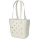 thumbnail image 2 of Large Beach Bag | Waterproof Rubber Tote with Zipper Pocket for Travel, Pool, Boat, Groceries, Sports | Getaway Bag Collection | Almond Birch, 2 of 5