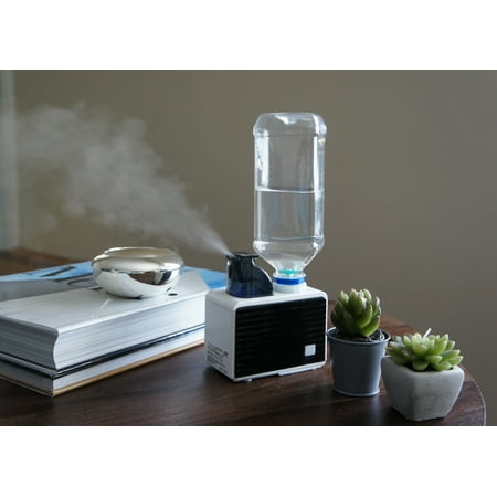 SPT - Cool Mist Personal Humidifier - Black/White