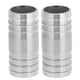 thumbnail image 1 of Conectores de manguera de barbilla Unique Bargains para aire, agua, aceite, gas, combustible de 1.2" de acero inoxidable 304, 2 piezas, 1 of 1