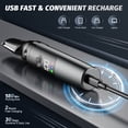 thumbnail image 6 of Arenviy Electric Body Trimmer for Men, No-Nick Pubic Hair Trimmer, Groin & Ball Shaver with 4 Combs, IPX6 Waterproof Body Groomer, Back Shaver for Men, LCD Display, LED Light & USB Rechargeable, 6 of 9