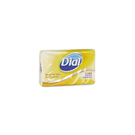 Individually Wrapped Antibacterial Soap, Pleasant, Gold, 4oz Bar, 72/Carton