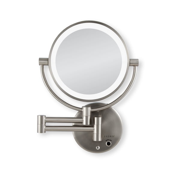 Zadro Lighted Wall Mounted Makeup Mirrors w/ Magnification & Cordless