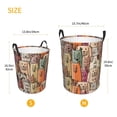 thumbnail image 2 of Lsque Funny Dogs Family pattern Laundry Hamper Basket, Tall Woven Rope Hamper Basket for Clothes, Lightweight Storage Basket, Collapsible Waterproof-Medium, 2 of 8