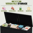 thumbnail image 4 of Homall 260 Gallon Outdoor Resin Deck Box ,Lockable, with Side Handles & Hydraulic Rod, Ideal for Patio, Garden, Poolside, 4 of 7
