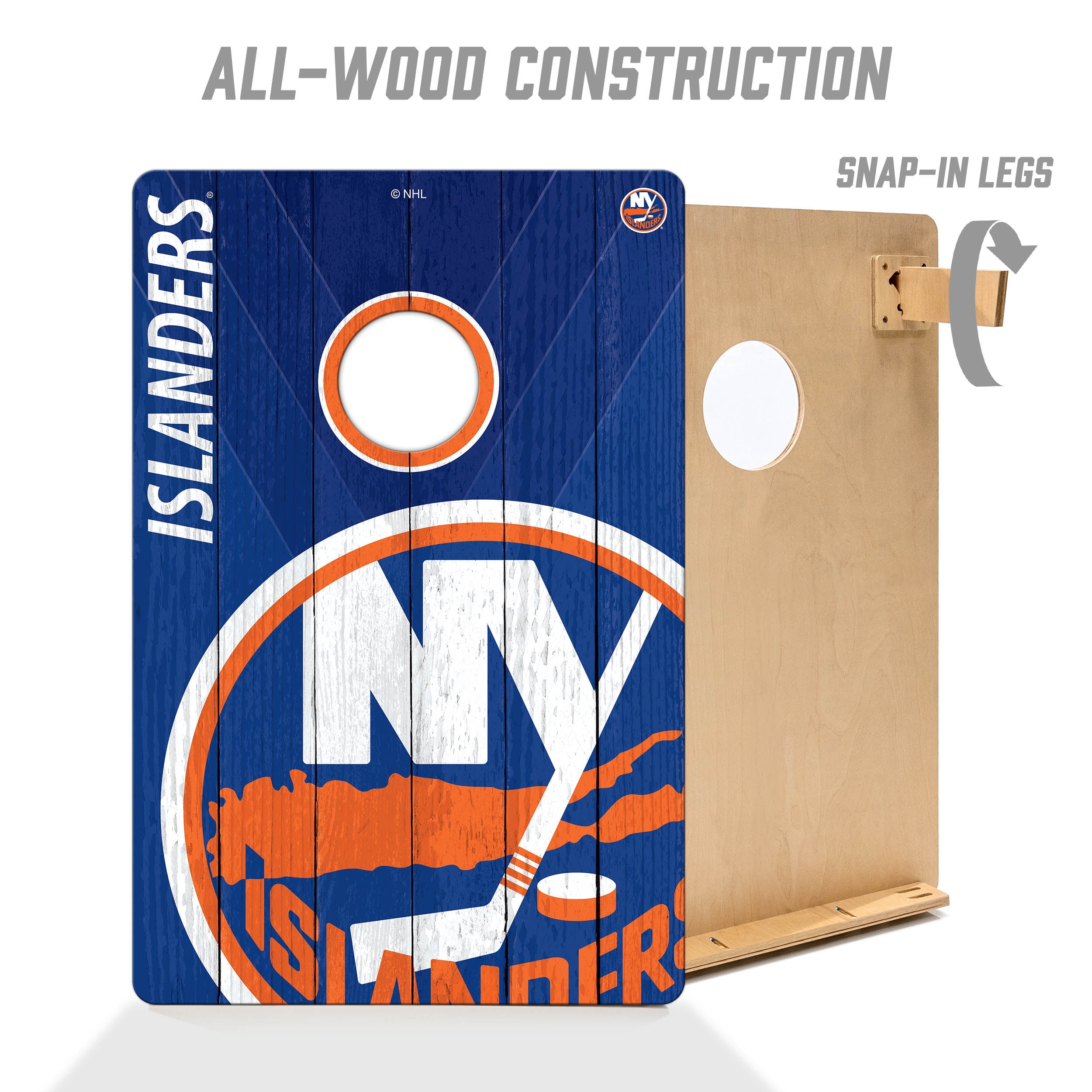 YouTheFan NHL New York Islanders 2' x 3' Cornhole Game No Bags