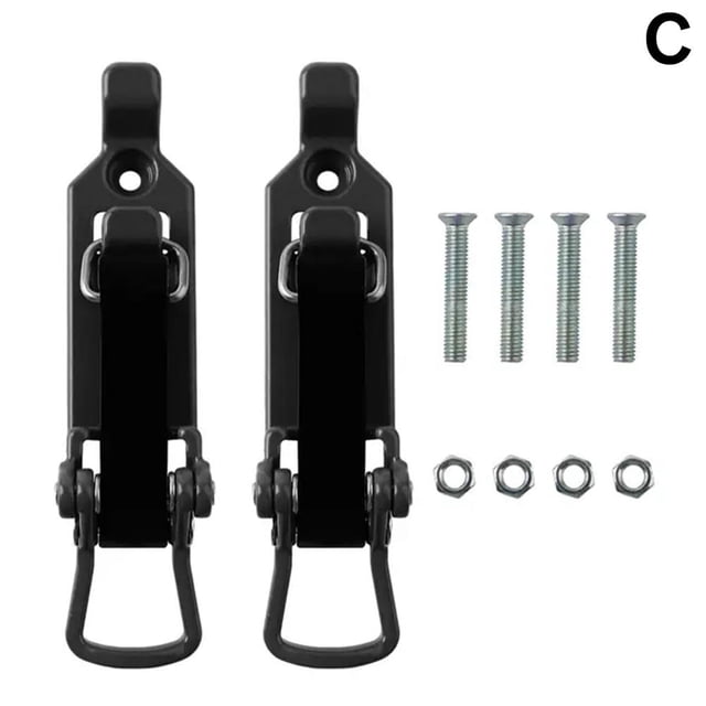 Bisagra plegable para portaequipajes de coche, soportes de montaje en pared, abrazaderas de goma metálicas E7 B1Y0