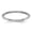 White, variant on Fine Jewelry 925 Sterling Silver Rhodium Step-down Ring for Women Size 8