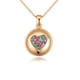 thumbnail image 1 of Dije con Cadena OCEAN HEART  AC18-157, 1 of 2