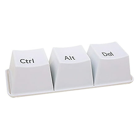 

Tangnade Home Decor Christmas Decorations Sale 3Pcs Tea Cup Set Keyboard Key Ctrl-Alt Mug Coffee Container for Home Office white one size