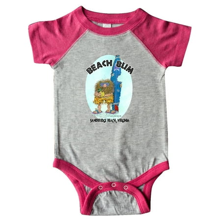 

Inktastic Beach Bum Sandbridge Beach Virginia Gift Baby Boy or Baby Girl Bodysuit