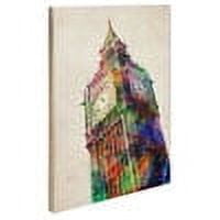 Trademark Art 'Big Ben' Canvas Art by Michael Tompsett