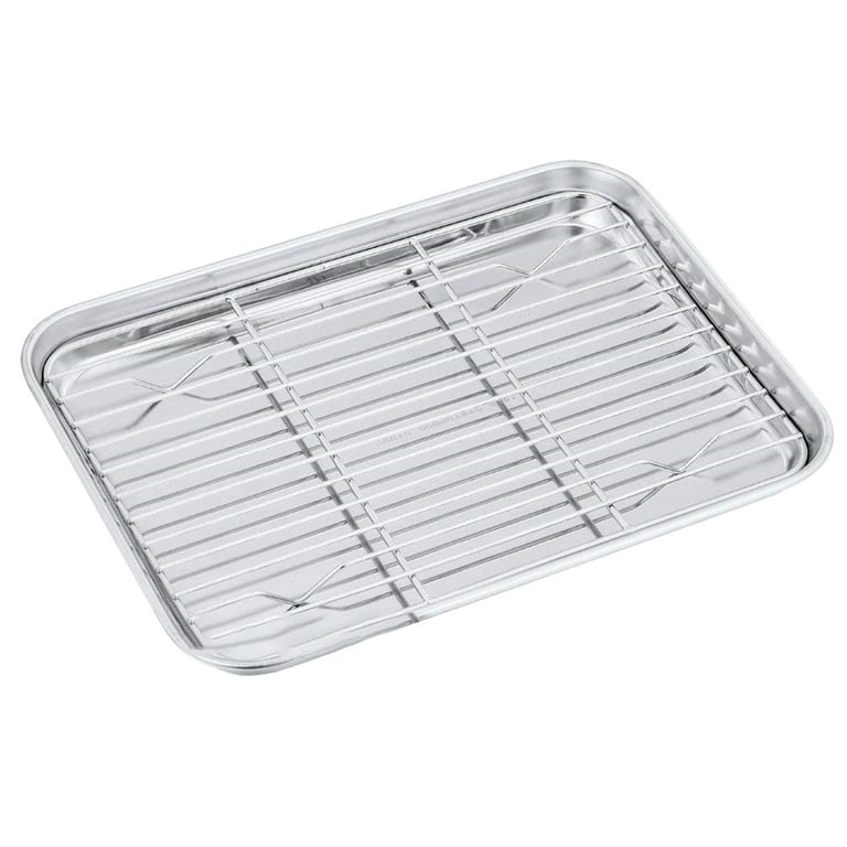 Bueautybox Baking Sheet and Cooking Rack Set, Stainless Steel