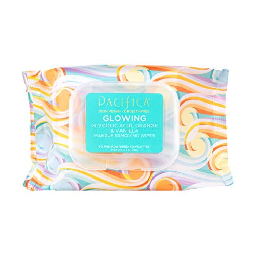 Pacifica - Lingettes démaquillantes illuminatrices - 30 pièces