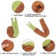 thumbnail image 3 of Juguetes de peluche para perros, caracoles, duradero, entrenamiento, juguetes de peluche, juguetes interactivos para perros, 3 of 5