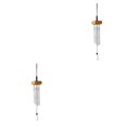 thumbnail image 1 of Destyer Exquisite Wind Chimes With Intricate For Refined Look Materials Wind Chime Pendant Add Charm To Home burlywood 2Set, 1 of 6
