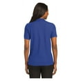 thumbnail image 2 of Port Authority Women's Short Sleeve Silk Touch Classic Polo Shirt Royal X-Small, 2 of 4