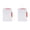 Red*2, variant on Plastic Folders, A4 Rotatable Double Pull Rod Folder, for office Contract Sorting, Student Exam Paper Arrangement, Home File Collation and Business Meeting Material Organizing (White)