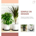 thumbnail image 5 of WRITWAA Plastic Flowerpot Bases Black Home Use Water Collector Stylish Indoor Outdoor, 5 of 8