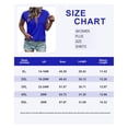 thumbnail image 3 of TIYOMI Plus Size Lace Tops For Women Crewneck Pullover Zip Short Sleeve Tunics Royal Blue Summer Blouse XL 14W 16W, 3 of 3