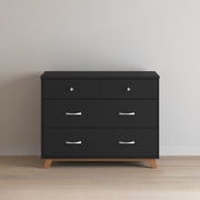 Child Craft Soho 42 Interlocking 3-Drawer Dresser for Nursery or Bedroom, Tip-Resistant, Ebony