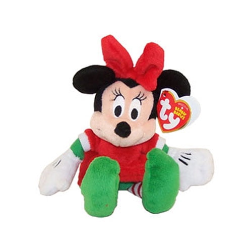 Holiday Outfit - Walgreens Exclusiv MINNIE MOUSE 7 Inch MWMT Ty Beanie Baby 