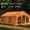 Orange-183 sq ft Tent, variant on Inflatable Camping Tent for 2-10 Person 183 sq ft Large Family Glamping Tent with Pump Quick Setup Blow up Tent Waterproof Air Tent 4 Season Hot Tent with Stove Jack & Skylight, for Outdoor Glamping