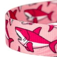thumbnail image 5 of Country Brook Petz® 1/2 inch Pink Sharks Dog Leash, 6 Foot, 5 of 5