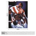 thumbnail image 3 of Rocky IV Luxury Flannel Blanket - Super Soft Anti-Static Plush Warm Blanket for Sofa Bed - Extra Large Cozy Blanket for Men and Women, Home Decor Gift., 3 of 10
