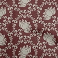 thumbnail image 1 of oneOone Georgette Viscose Brown Fabric Asian Block Fabric For Sewing Printed Craft Fabric By The Yard 42 Inch Wide, 1 of 4