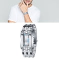 thumbnail image 4 of Reloj Binario Para Hombres Reloj Binario Binario Digital Reloj Binario Con Luz De Fondo Azul Movimiento De Cuarzo Japonés 50m Resistente Al Agua Para Hombres Padres Novios, 4 of 7
