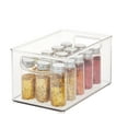 thumbnail image 5 of iDesign Plastic Fridge and Freezer Organizer Bin with Integrated Handles – 10" x 5" x 6", Clear, 5 of 5