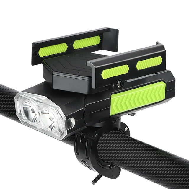 Agiferg USB Charging Mobile Phone Holder With Horn Waterproof Bicycle Light