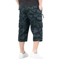 thumbnail image 3 of Niuer Men's Cargo Shorts with Multi Pockets Relaxed Fit Below Knee Long Work Tactical Shorts, 3 of 3