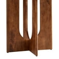 thumbnail image 6 of 48 Inch Dining Table, Walnut, Wood, Round, Living Kitchen Cafe Bistro Hospitality Restaurant, Modern Contemporary HB36523, 6 of 10