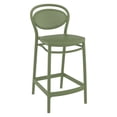 thumbnail image 1 of Compamia Marcel Contemporary Resin Indoor Outdoor Counter Stool Olive Green, 1 of 5