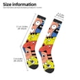 thumbnail image 2 of KLL Funny Cats Print Cool Socks Men's Women's Crew Socks Funny Crazy Novelty Stockings, 2 of 6