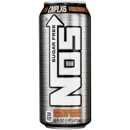 NOS High Performance Sugar Free Energy Drink, 16 oz - Walmart.com