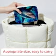 thumbnail image 6 of Starry Shark Velvet Portable Jewelry Organizer with Removable Compartment – Necklace Holder, Earring Organizer, and Jewelry Boxes - Gift, 6 of 7