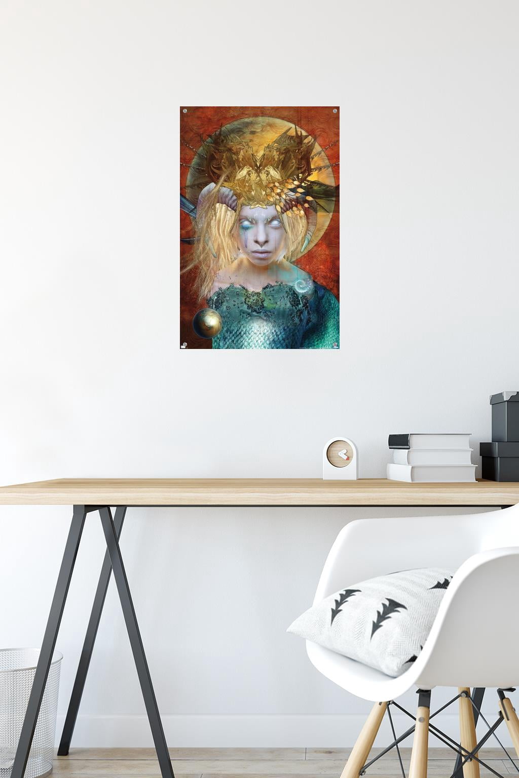 Jena DellaGrottaglia: Cosmic Zodiac - Capricorn Wall Poster with Push Pins, 14.725" x 22.375"