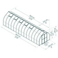 thumbnail image 3 of Palram - Canopia Bella 8' x 28' Greenhouse, 3 of 8