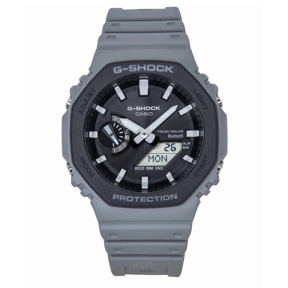 Casio G-Shock Analog Digital Smartphone Link Bio-Based Resin Strap Grey Dial Tough Solar GA-B2100LUU-8A 200M Men's Watch