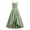 Green#satin high low formal dress, variant on Silk Satin Junior Bridesmaid Dress for Wedding Spaghetti Strap Sleeveless A-Line Girls Flower Girl Dress Special Occasions Pink,9-11 Years