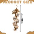 thumbnail image 3 of DLMCUH Hanging Heart Wall Decor Rustic Farmhouse Wooden Heart Decoration with Layered Wood Hearts Wall Art for Living Room Bedroom Porch & Entryway Blue, 3 of 7